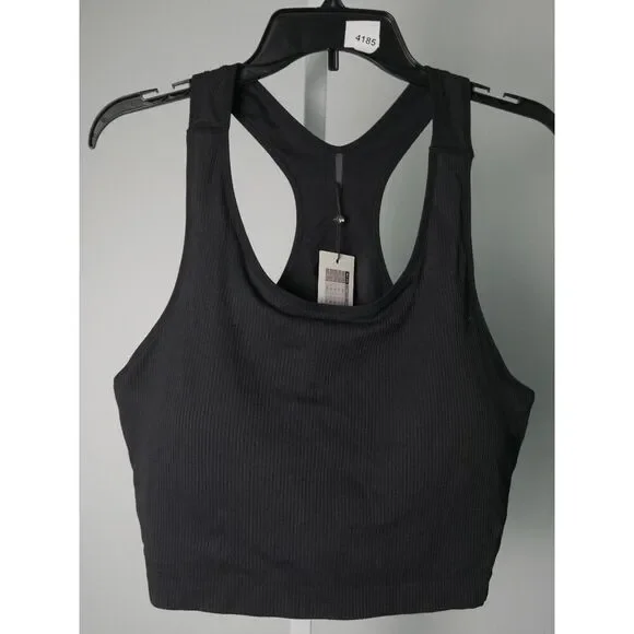 CALIA Women’s Seamless Brami Racerback Sports Bra Tank Top Black 2X - Picture 2 of 7